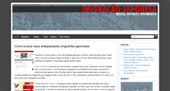 Desktop Screenshot of imigracaojaponesa.com.br