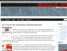 Tablet Screenshot of imigracaojaponesa.com.br